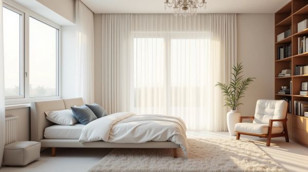 L'art d'agencer une chambre fonctionnelle et élégante