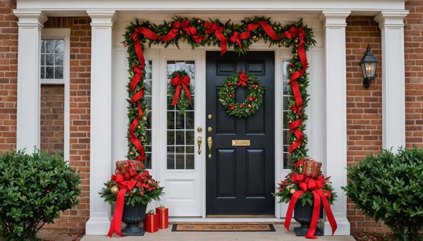 Décorer sa porte d'entrée pour les fêtes